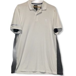AEO AEActive Flex White Gray Polo Golf Shirt Tall